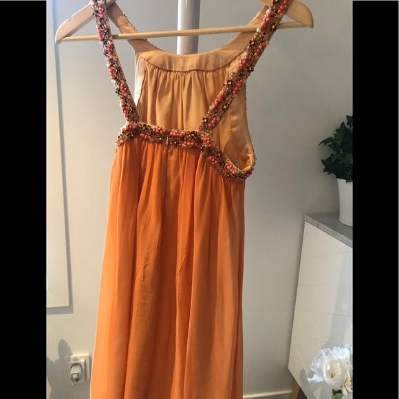 Silk designer dress Mikael Aghal - Picture 6 of 8